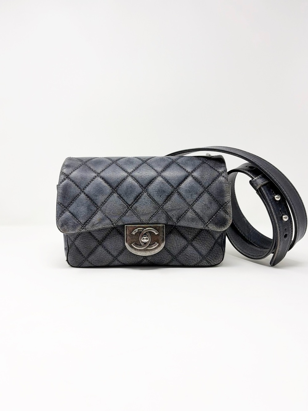 CHANEL Double Carry Small Flap Waist-Crossbody Bag